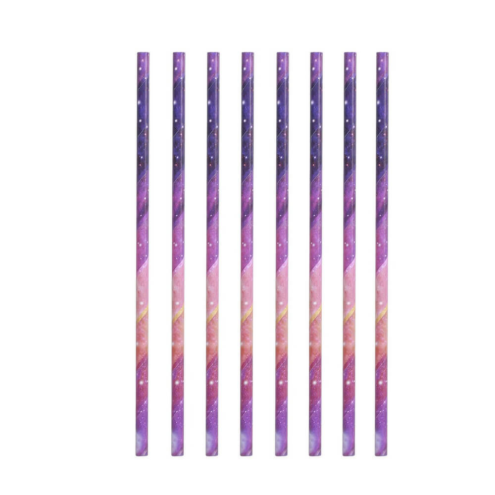 Pailles en Papier Galaxie (x144) - Apéro Original Kikkerland
