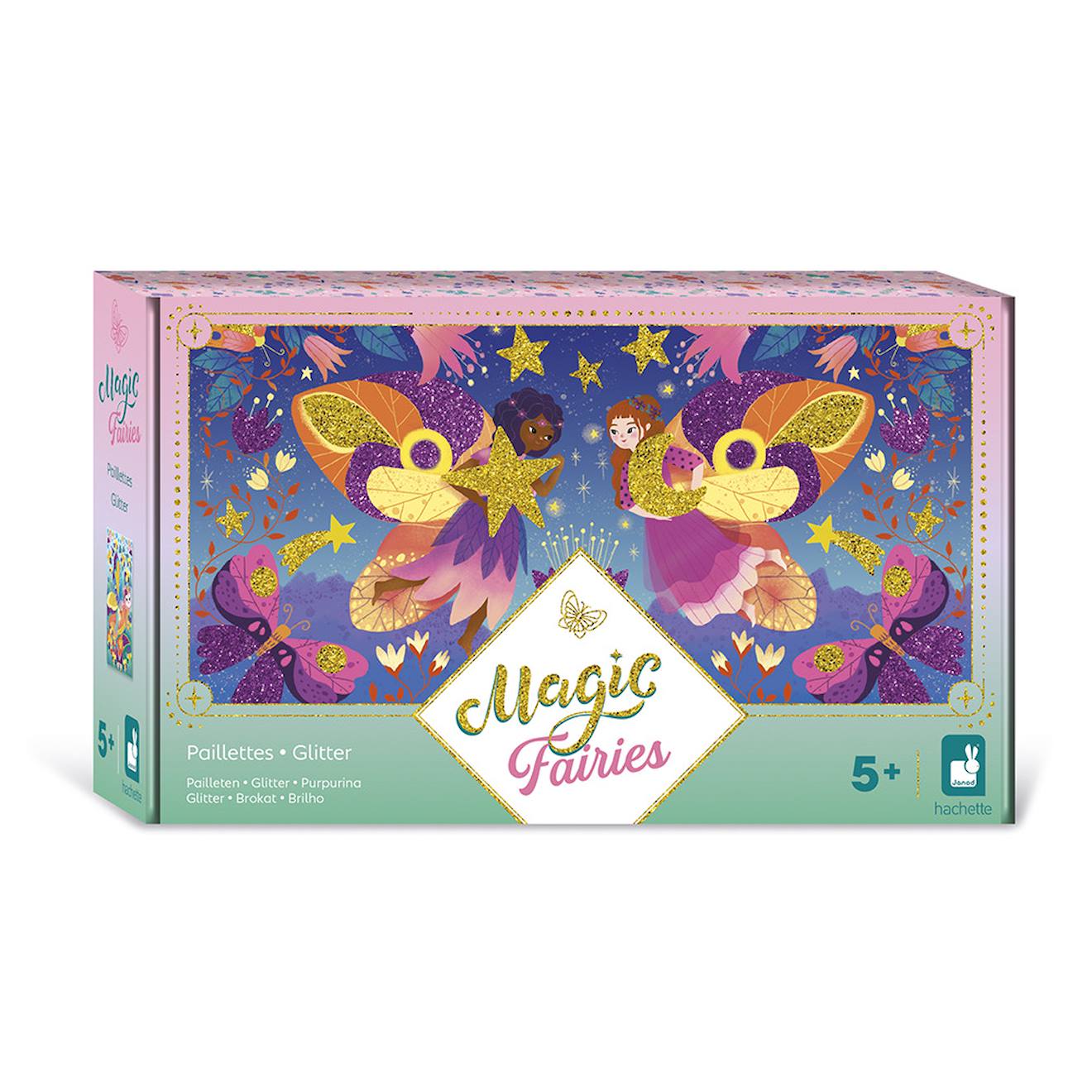 Paillettes 3 tableaux - magic fairies multicolore