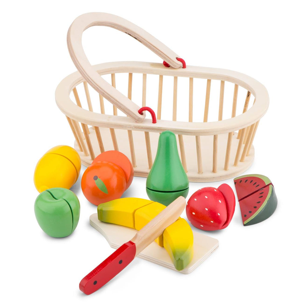 Panier de fruits beige