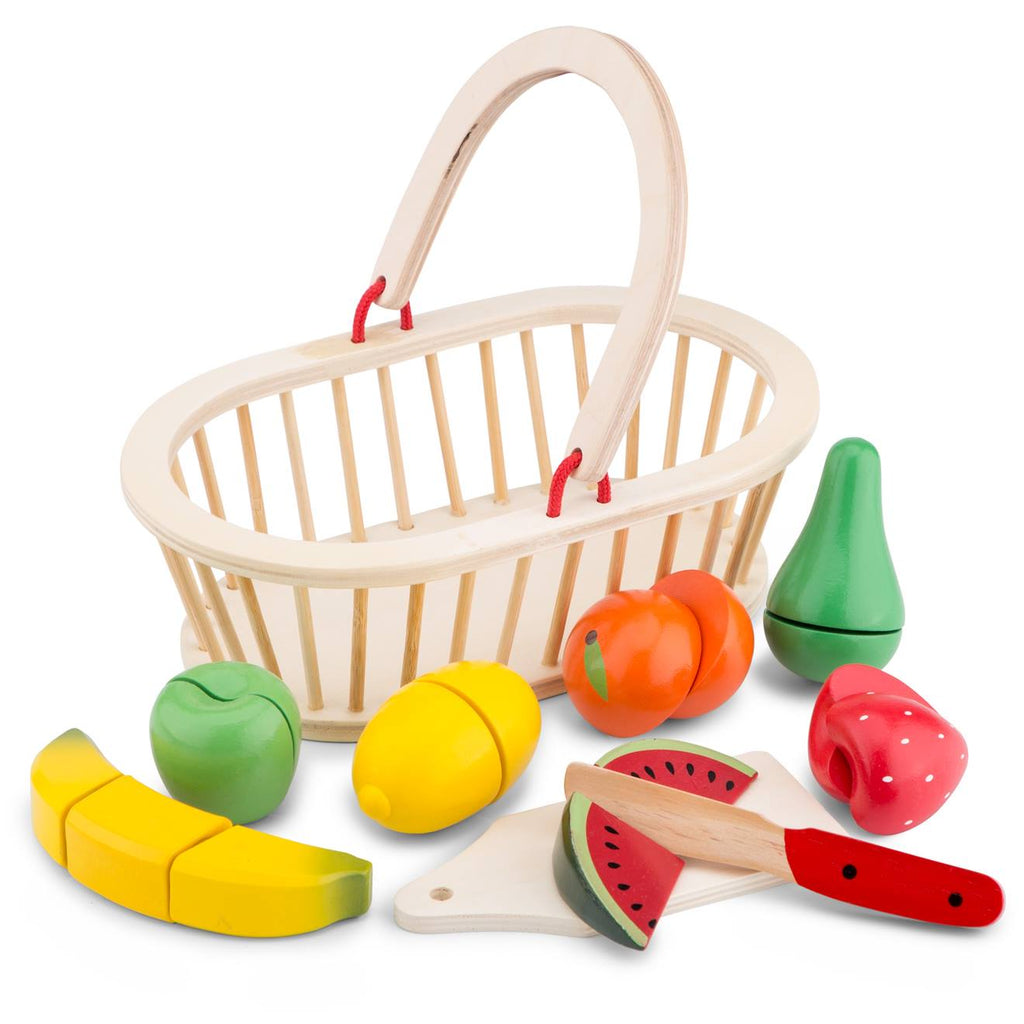 Panier de fruits beige
