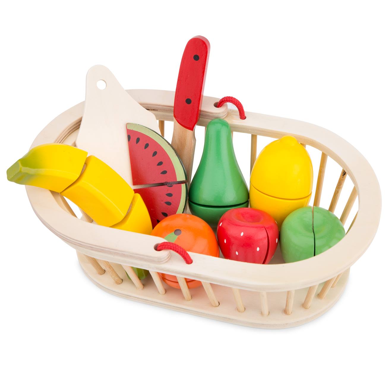 Panier de fruits beige