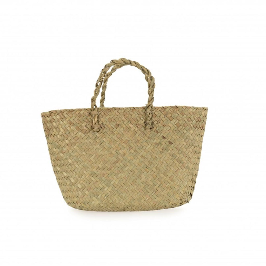 Panier en paille pour enfant beige