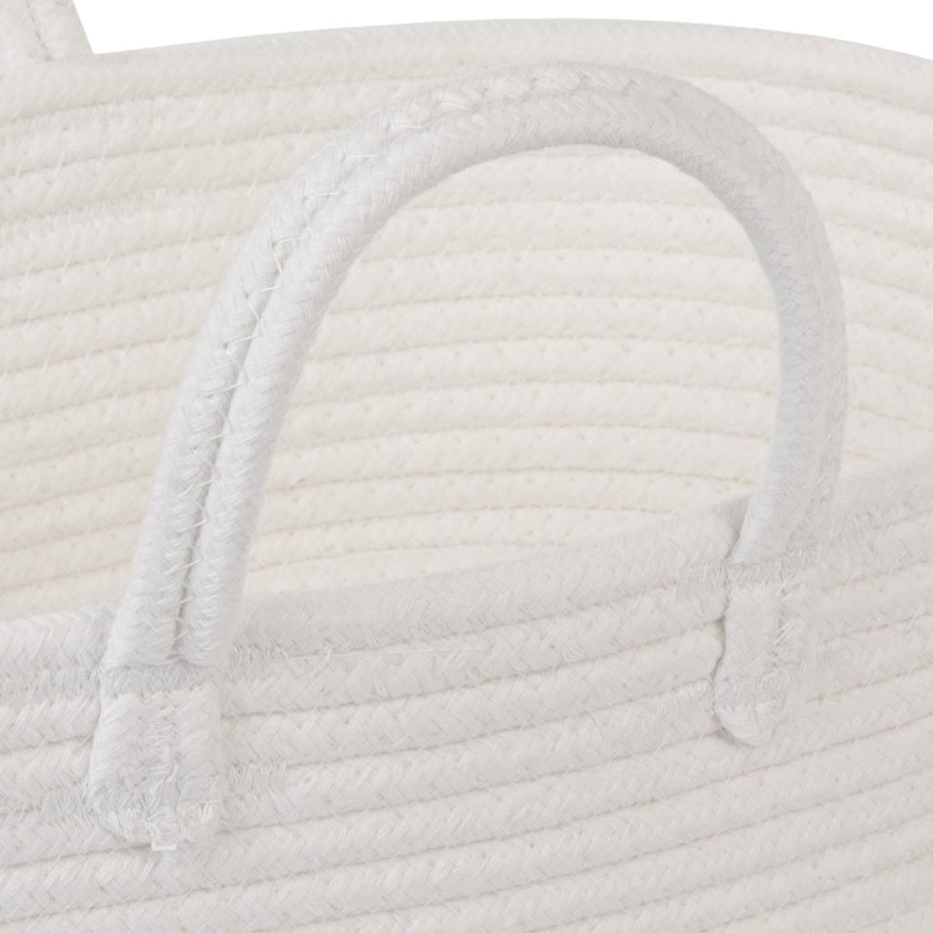 Panier porte-bébé en coton accessoire pour poupée blanc