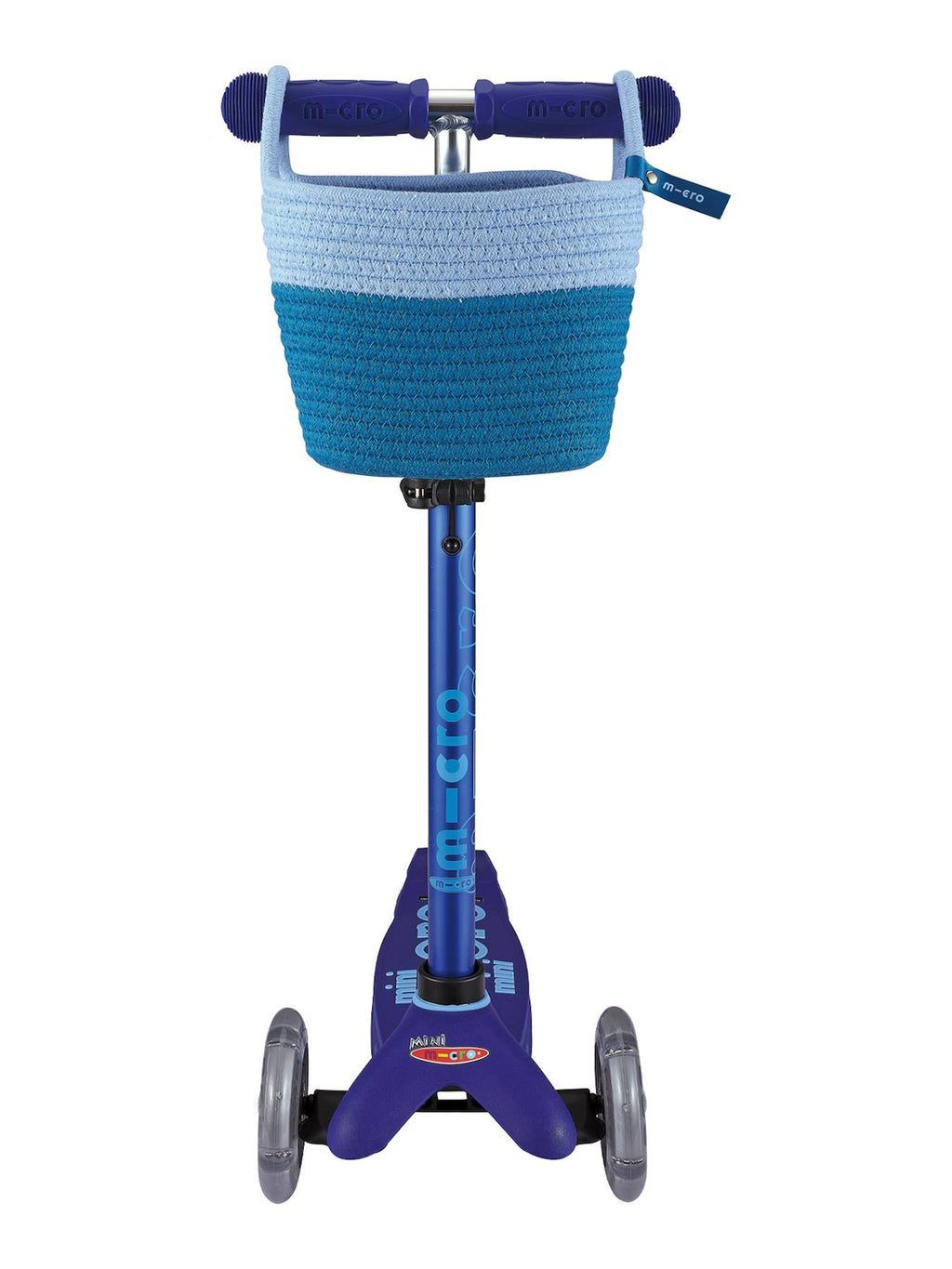 Panier pour trottinette bleu