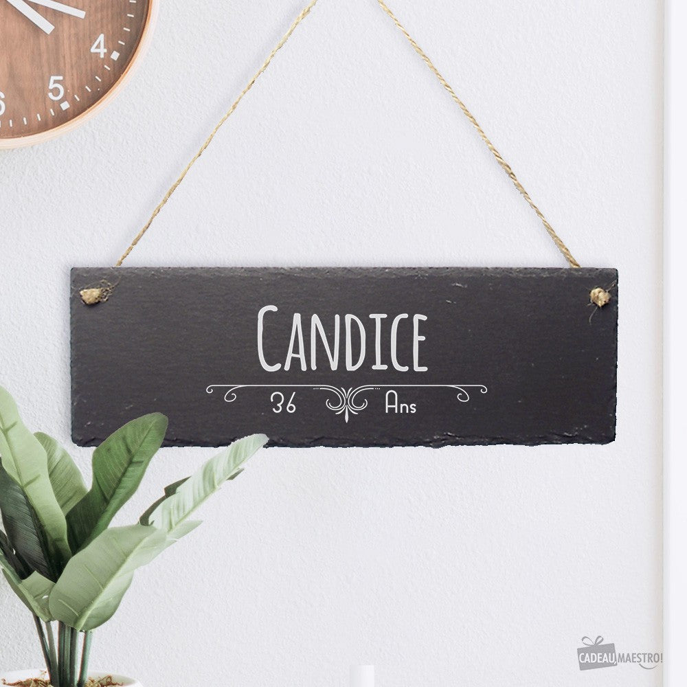 Panneau Ardoise Anniversaire à Personnaliser - Décoration Murale