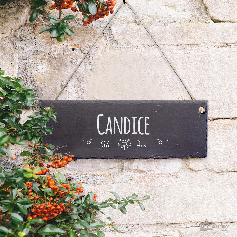 Panneau Ardoise Anniversaire à Personnaliser - Décoration Murale CadoMaestro