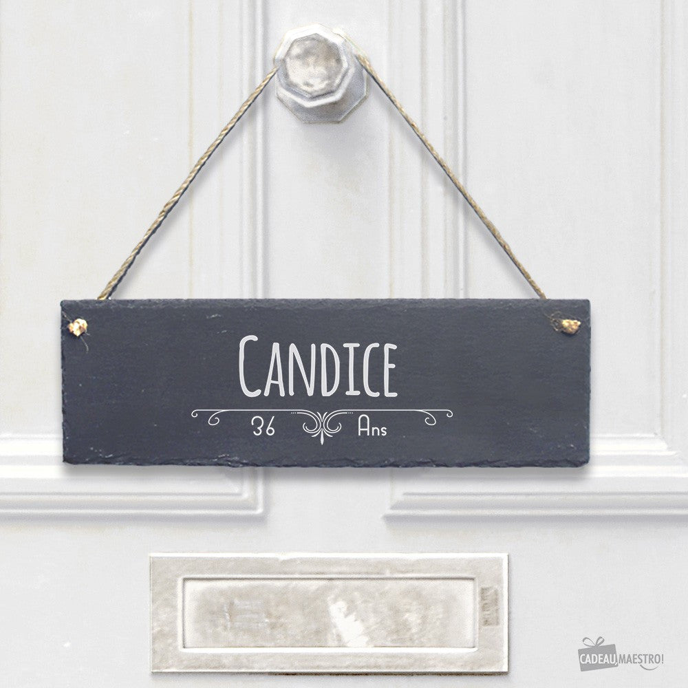 Panneau Ardoise Anniversaire à Personnaliser - Décoration Murale CadoMaestro