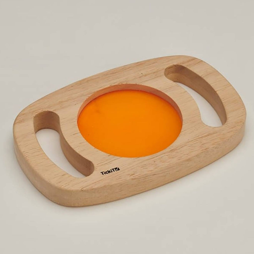 Panneau sensoriel fluorescent orange