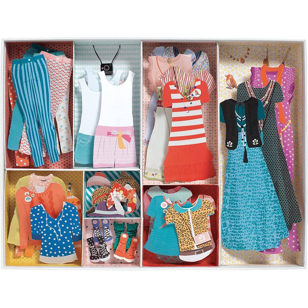 Papier créatif - le grand dressing multicolore