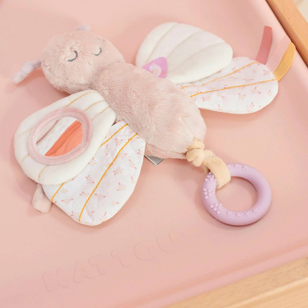 Papillon d'activité alice et pomme rose