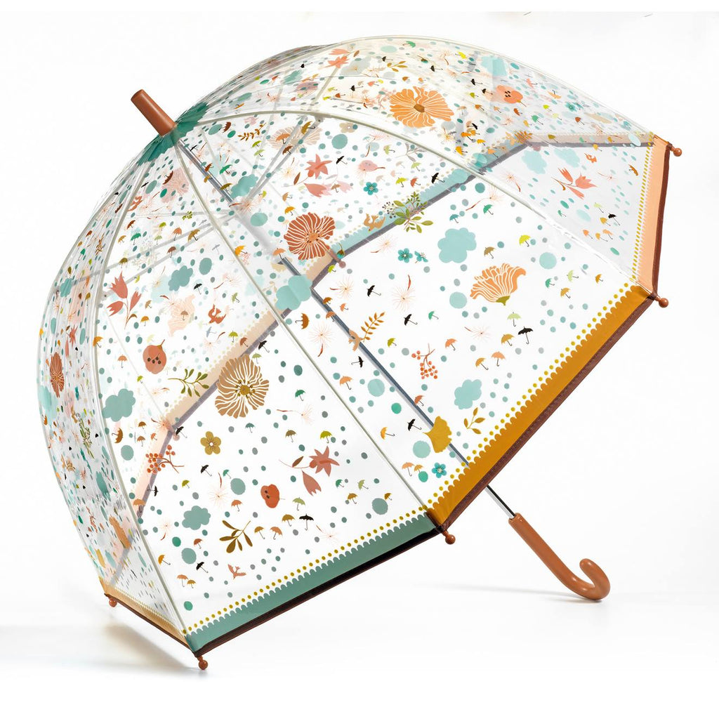 Parapluie adulte petites fleurs rose