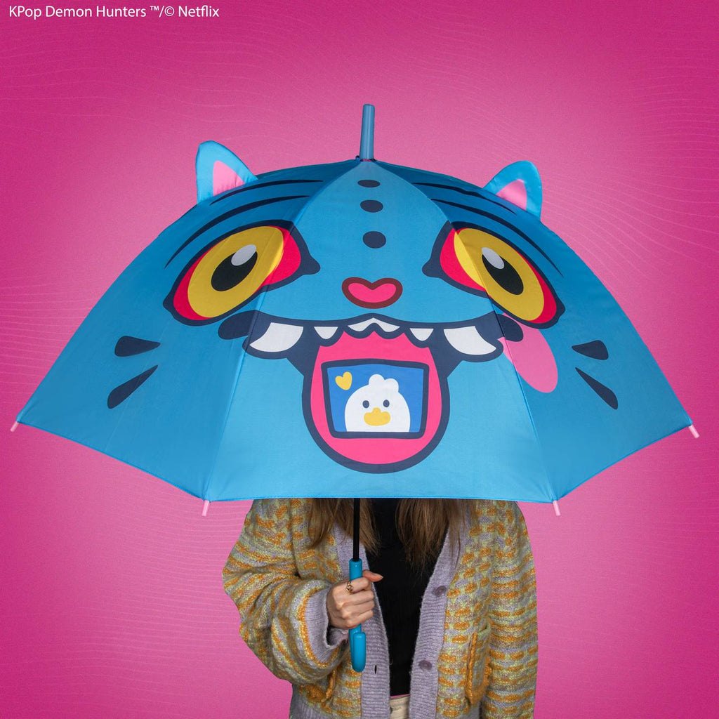 Parapluie Enfant - KPop Demon Hunters Derpy Bleu