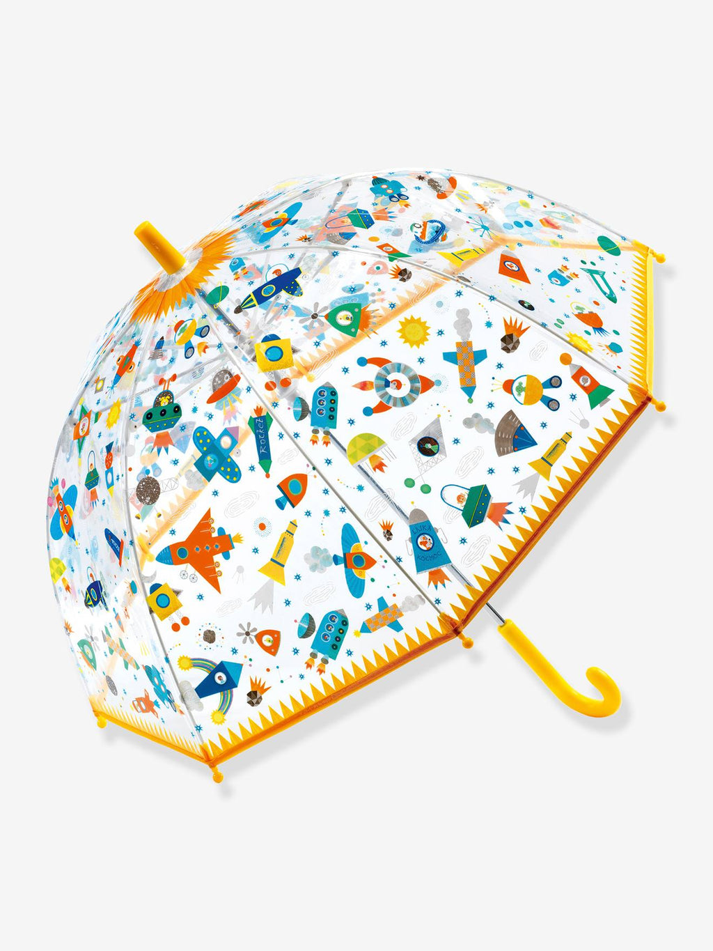 Parapluie espace - jaune