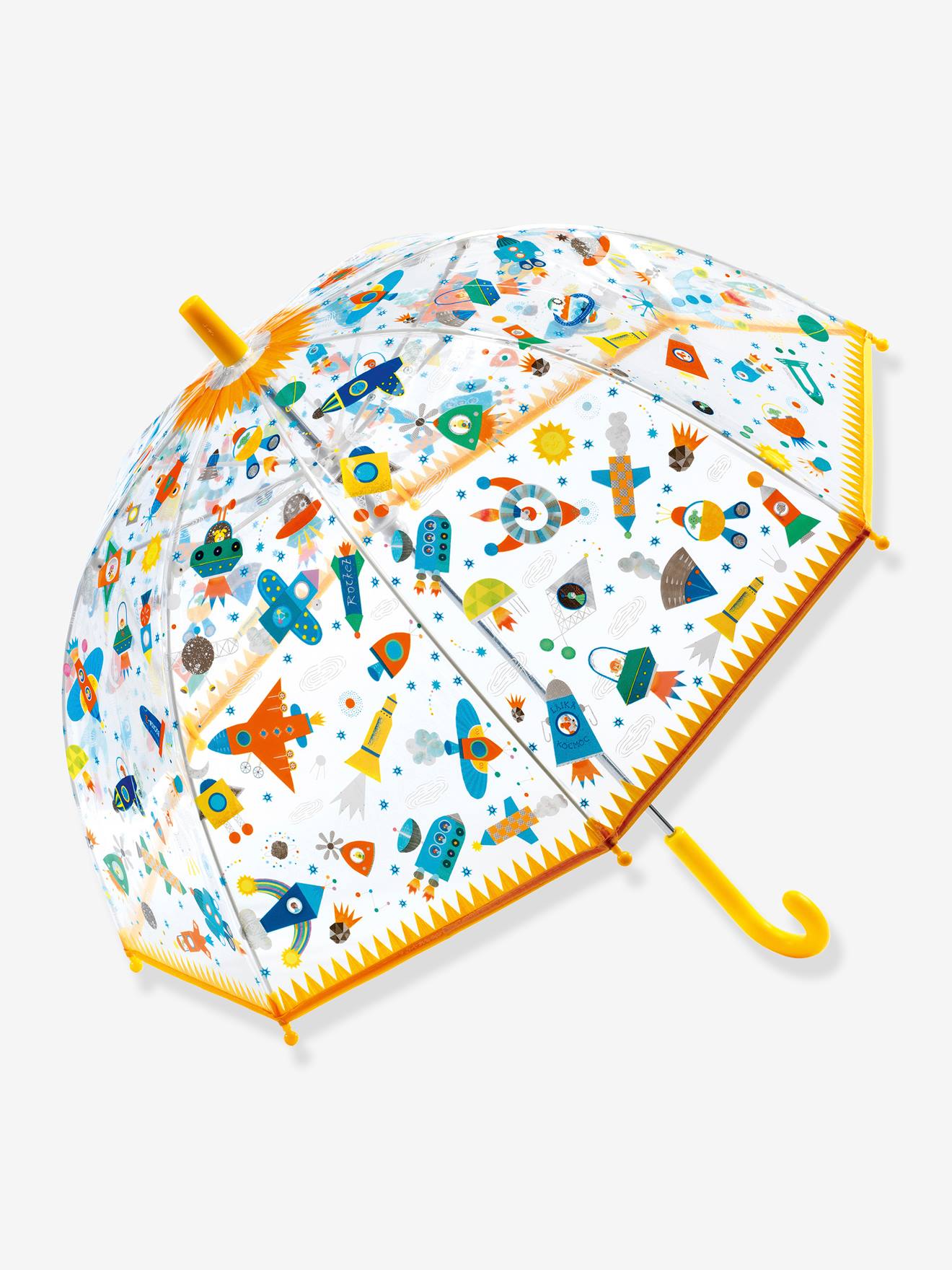 Parapluie espace - jaune