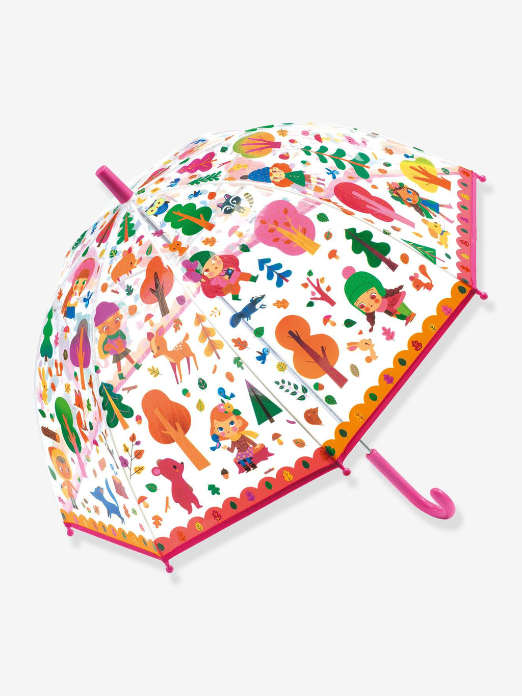 Parapluie forêt - rose
