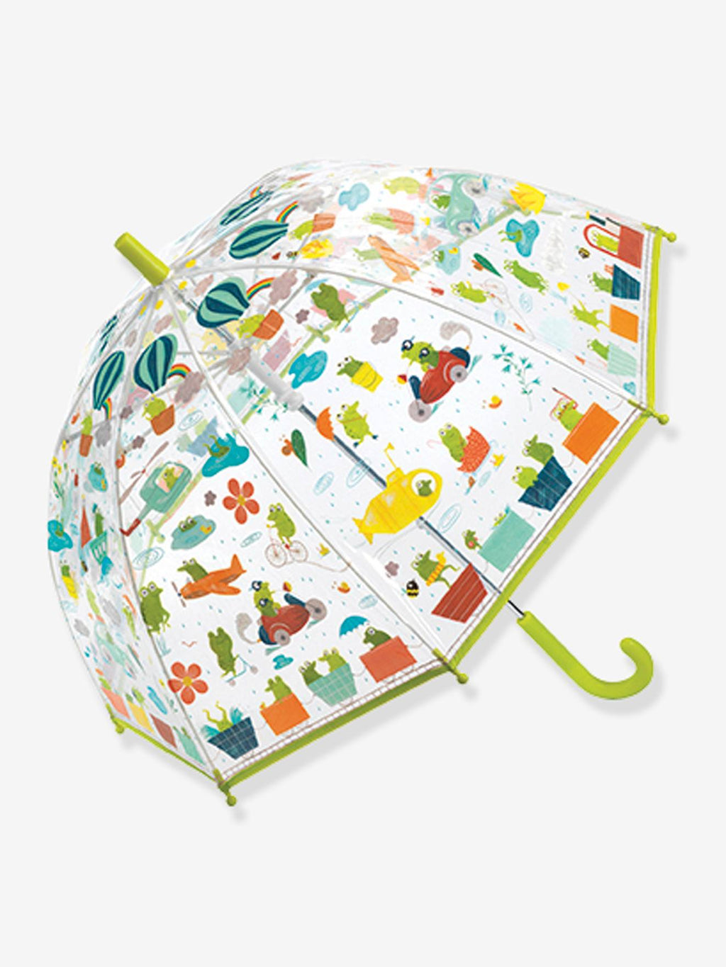 Parapluie grenouillettes vert