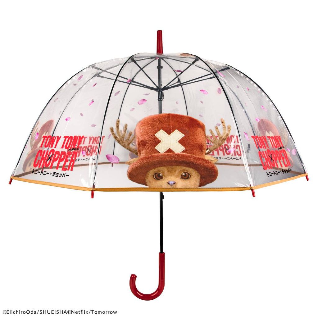 Parapluie Transparent Tony Tony Chopper - One Piece Rouge