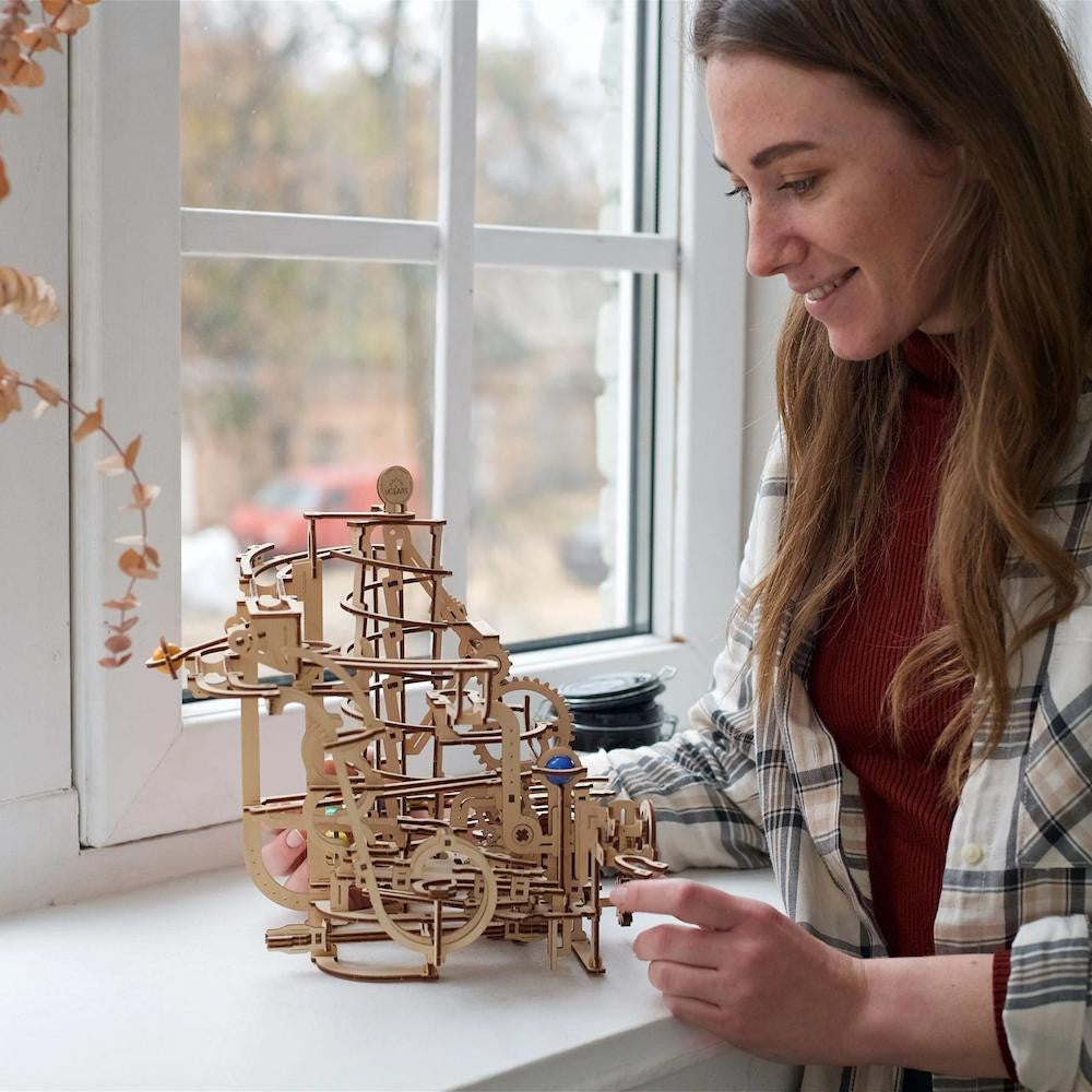 Circuit de Billes en Bois à Monter - Maquette Bois