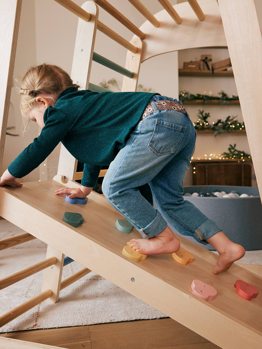 Parcours de motricité intérieur en bois FSC bois