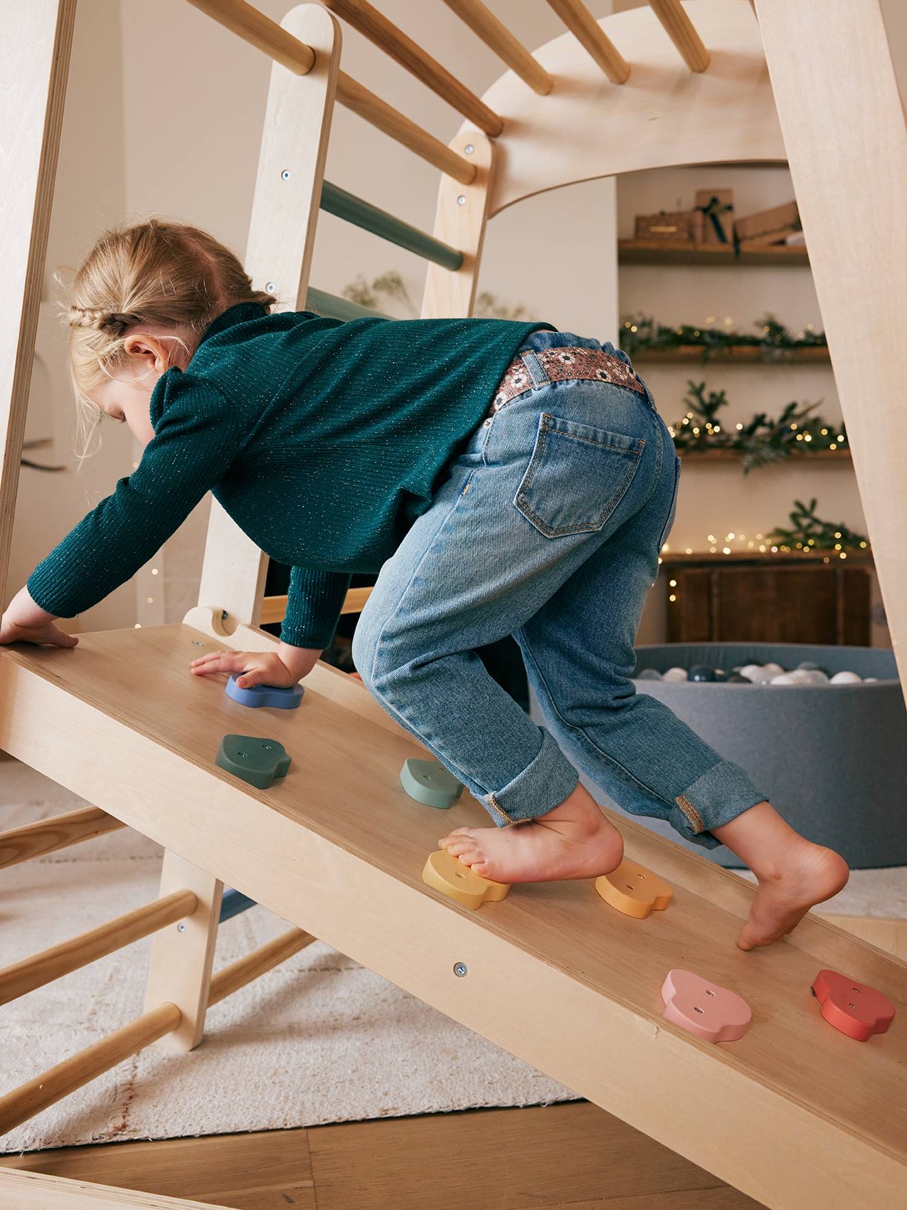 Parcours de motricité intérieur en bois FSC bois