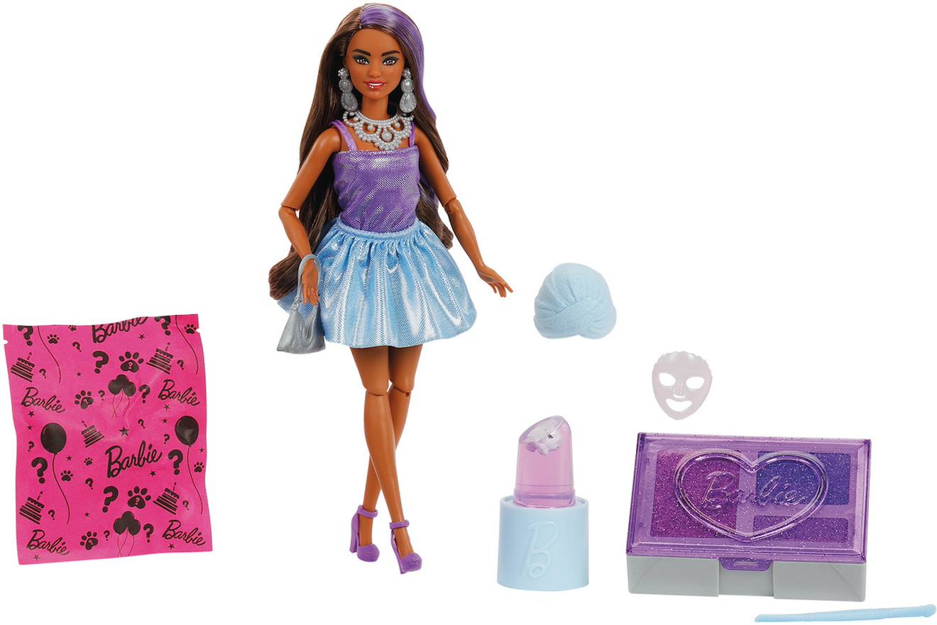 Party glam violet Barbie multicolore