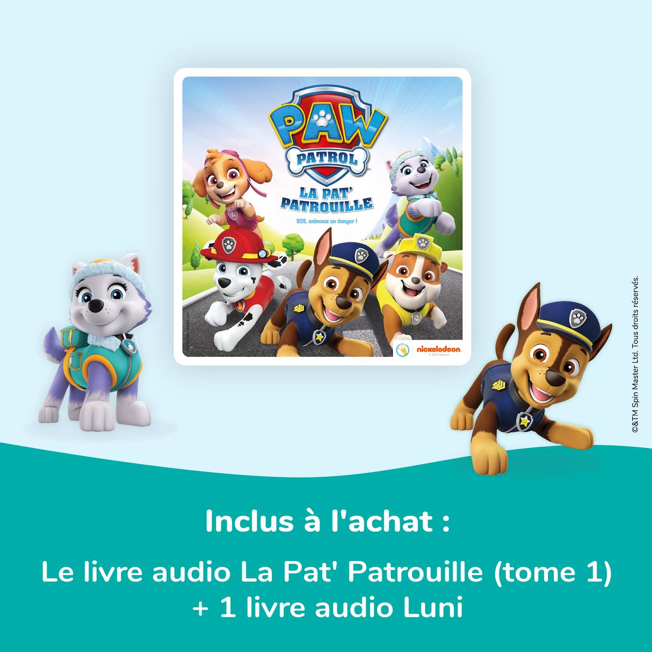Pat' Patrouille - ma fabrique à histoires édition limitée Paw Patrol bleu Pat' Patrouille
