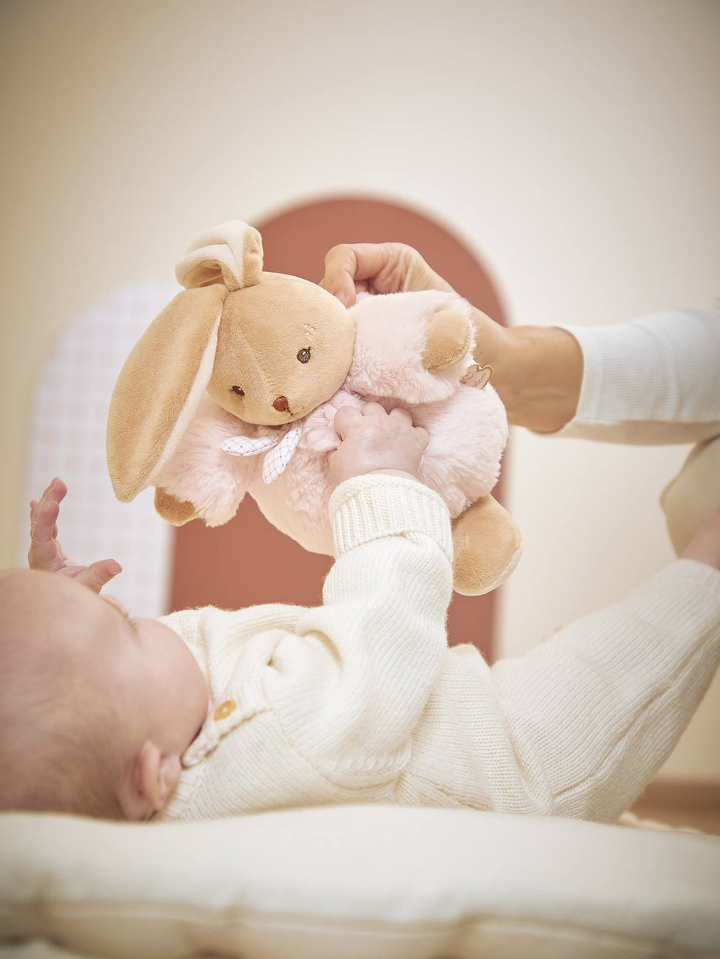 Patapouf doudou 17cm lapin