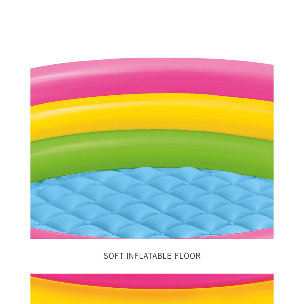 Pataugeoire 3 bodins pour enfants 114*25 cm multicolore