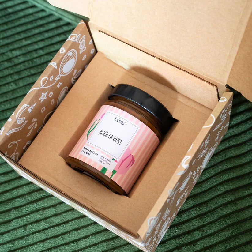 Pâte à tartiner personnalisée - Le petit pot qui fait fondre tout le monde