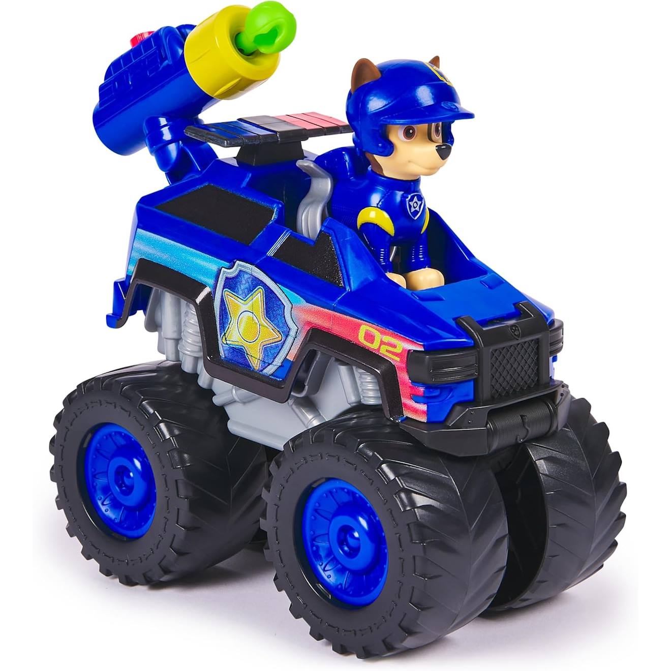 Paw Patrol - pat patrouille - véhicule + figurine chase rescue wheels bleu