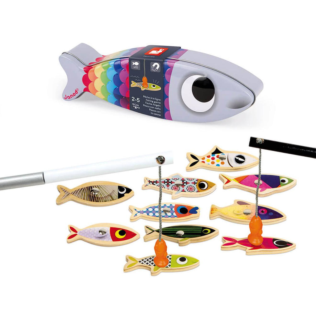 Pêche à la ligne sardine multicolore
