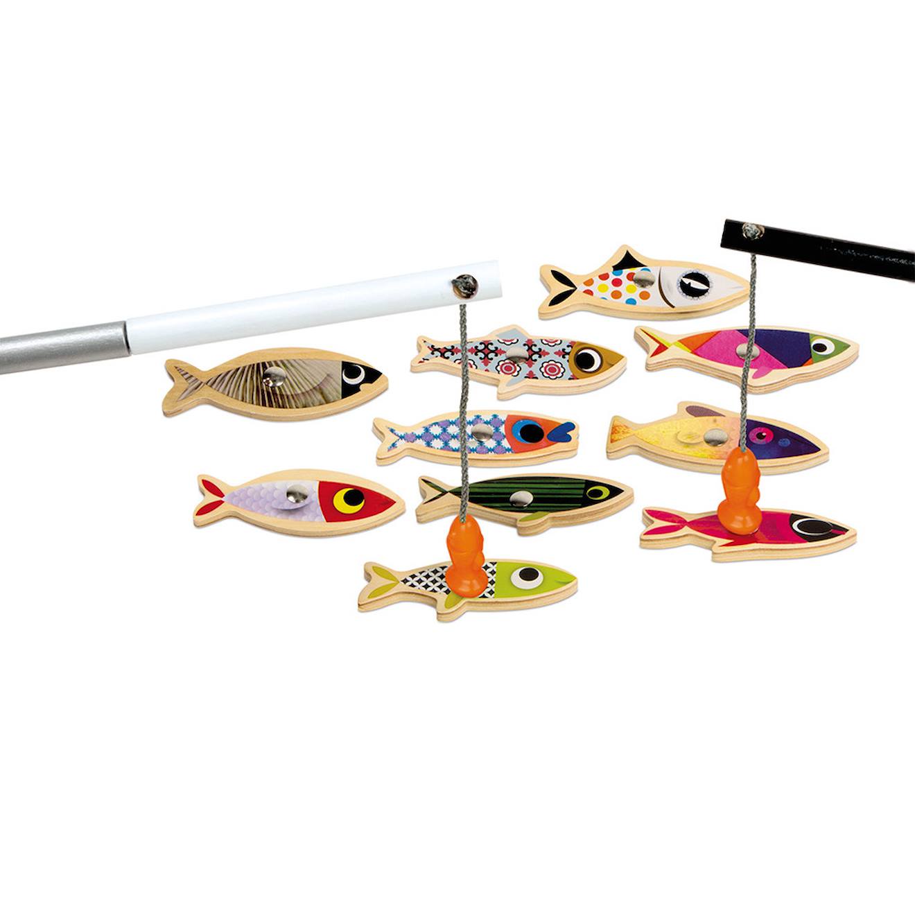 Pêche à la ligne sardine multicolore