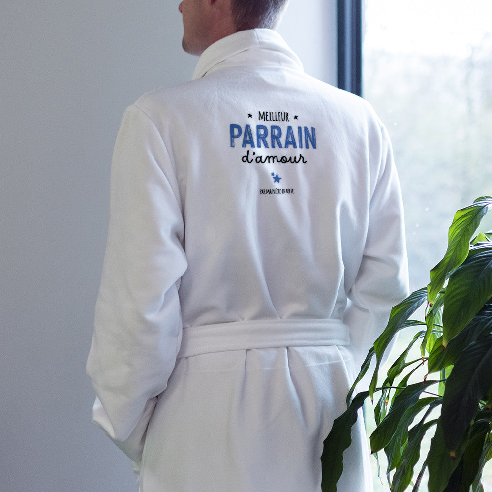 Peignoir Parrain à Personnaliser - Peignoir Personnalisé