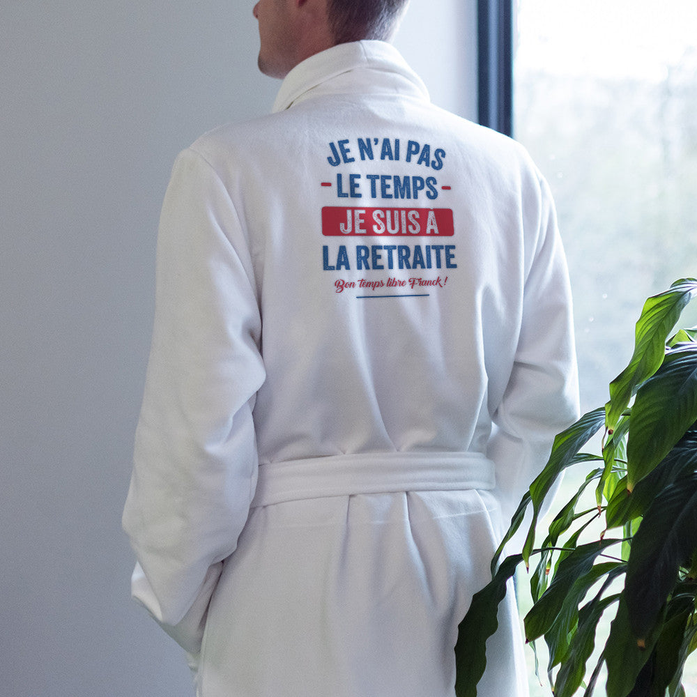 Peignoir Retraite à Personnaliser - Peignoir Personnalisé