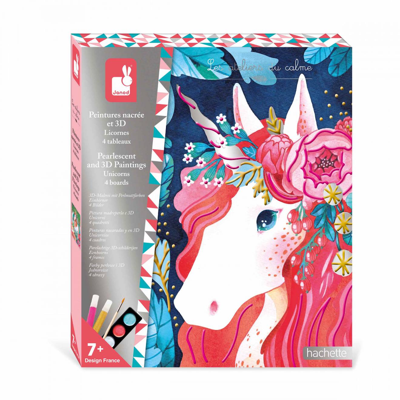 Peintures nacrées licornes multicolore