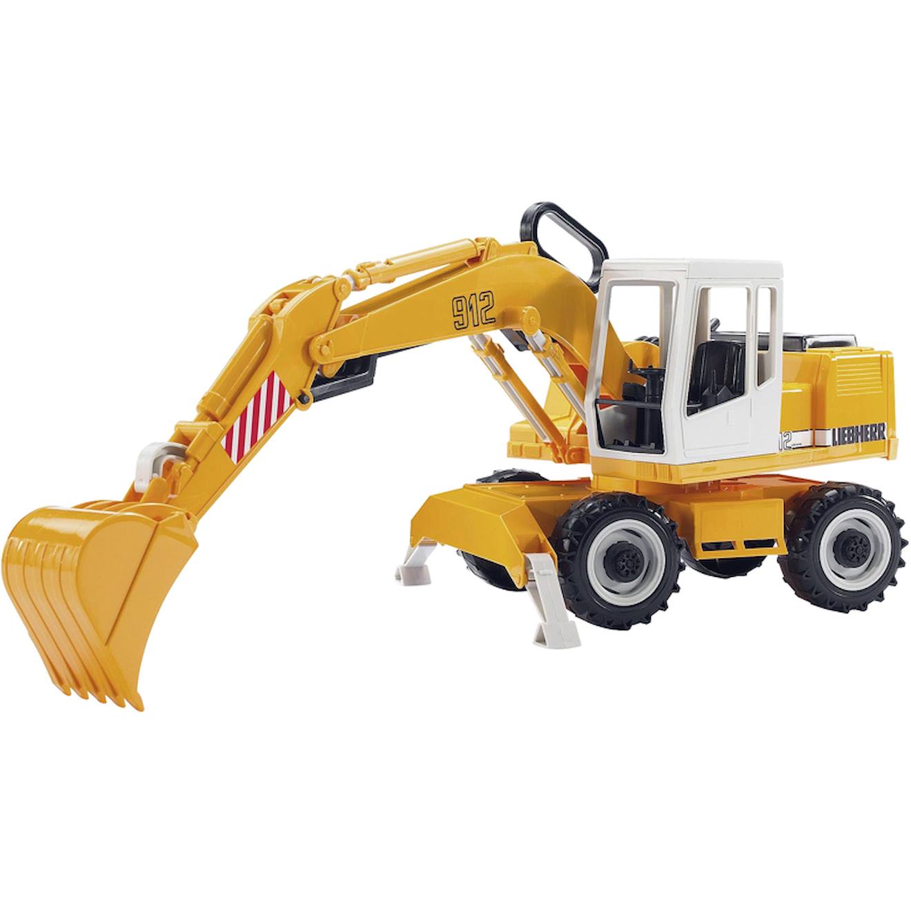 Pelleteuse liebherr jaune