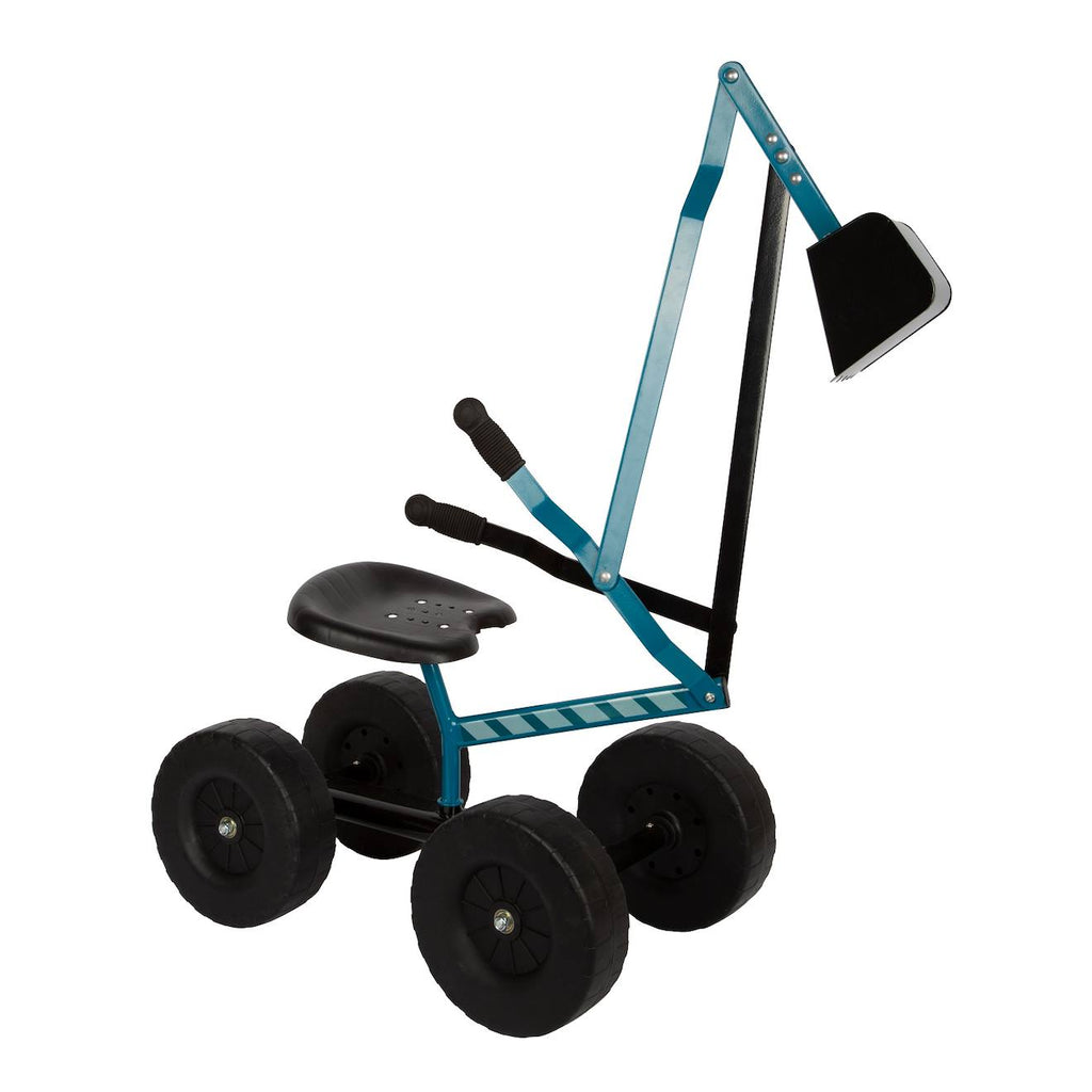 Pelleteuse sur roues bleu