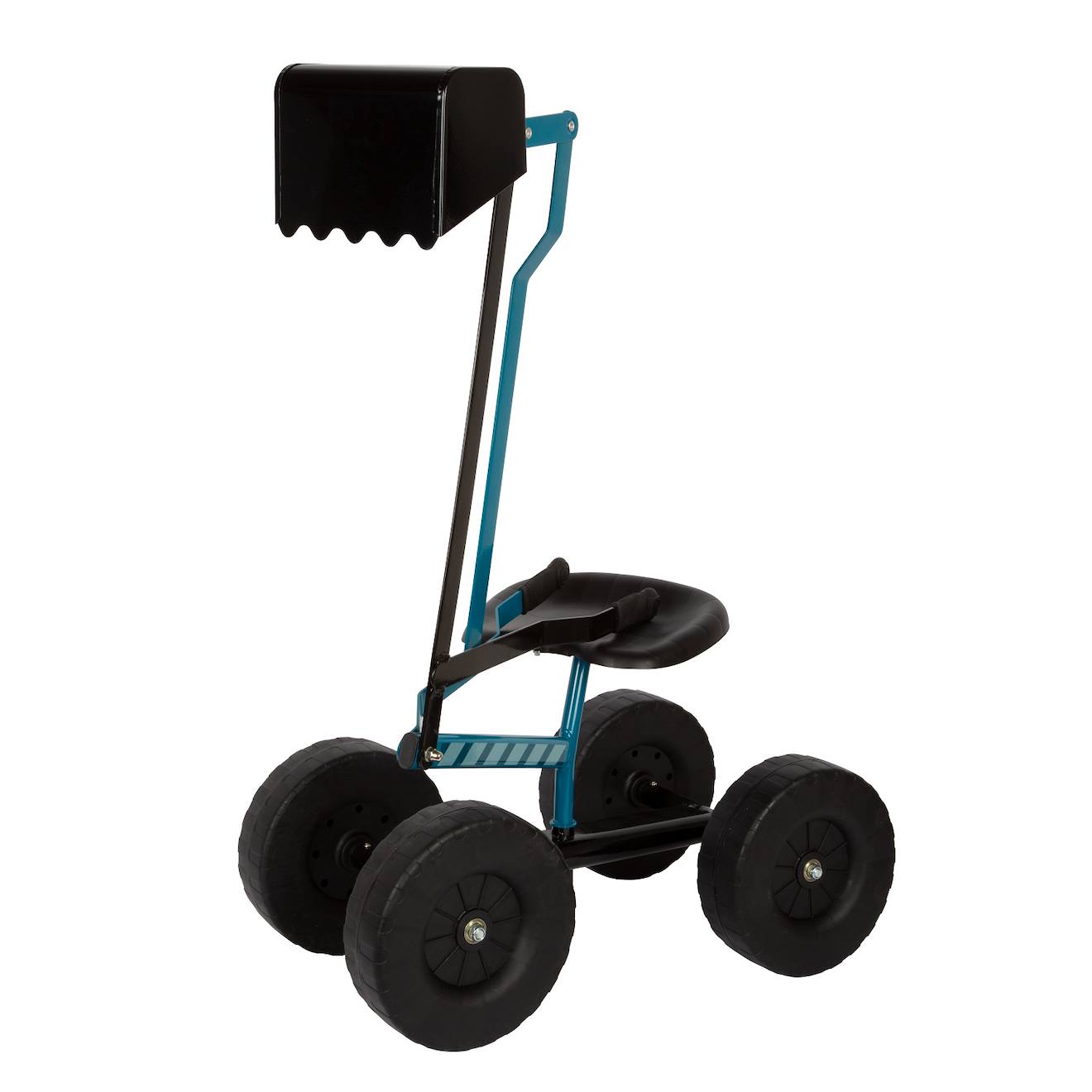Pelleteuse sur roues bleu