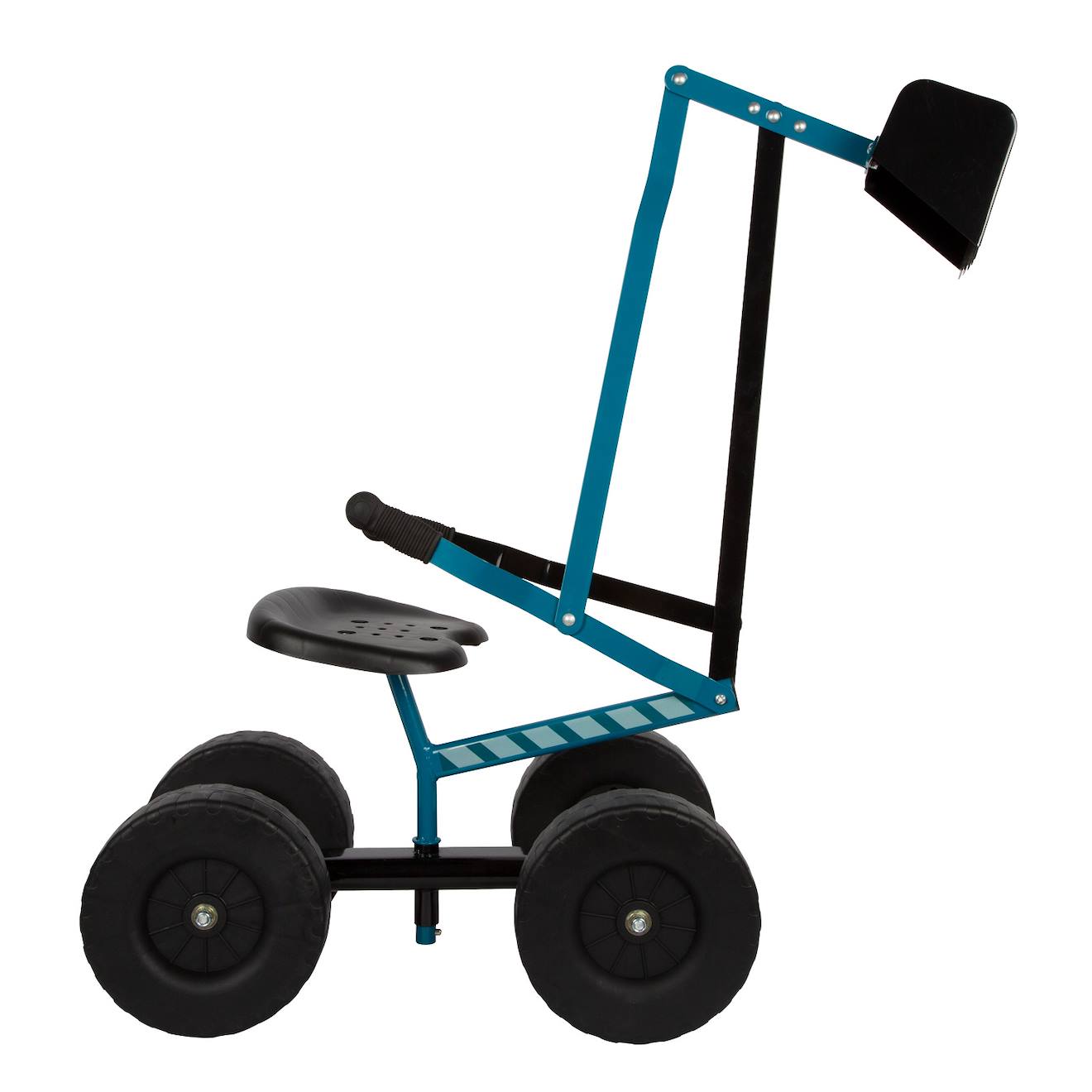 Pelleteuse sur roues bleu
