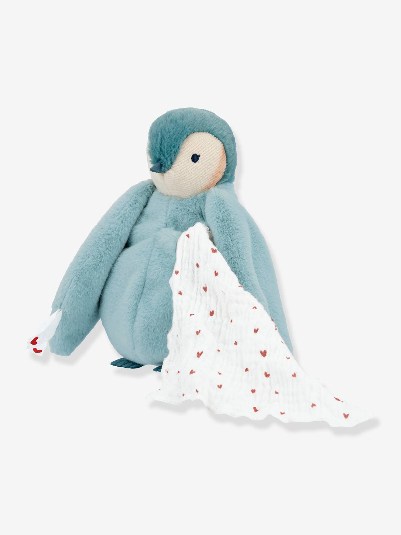 Peluche à bisous manchot complices - vert