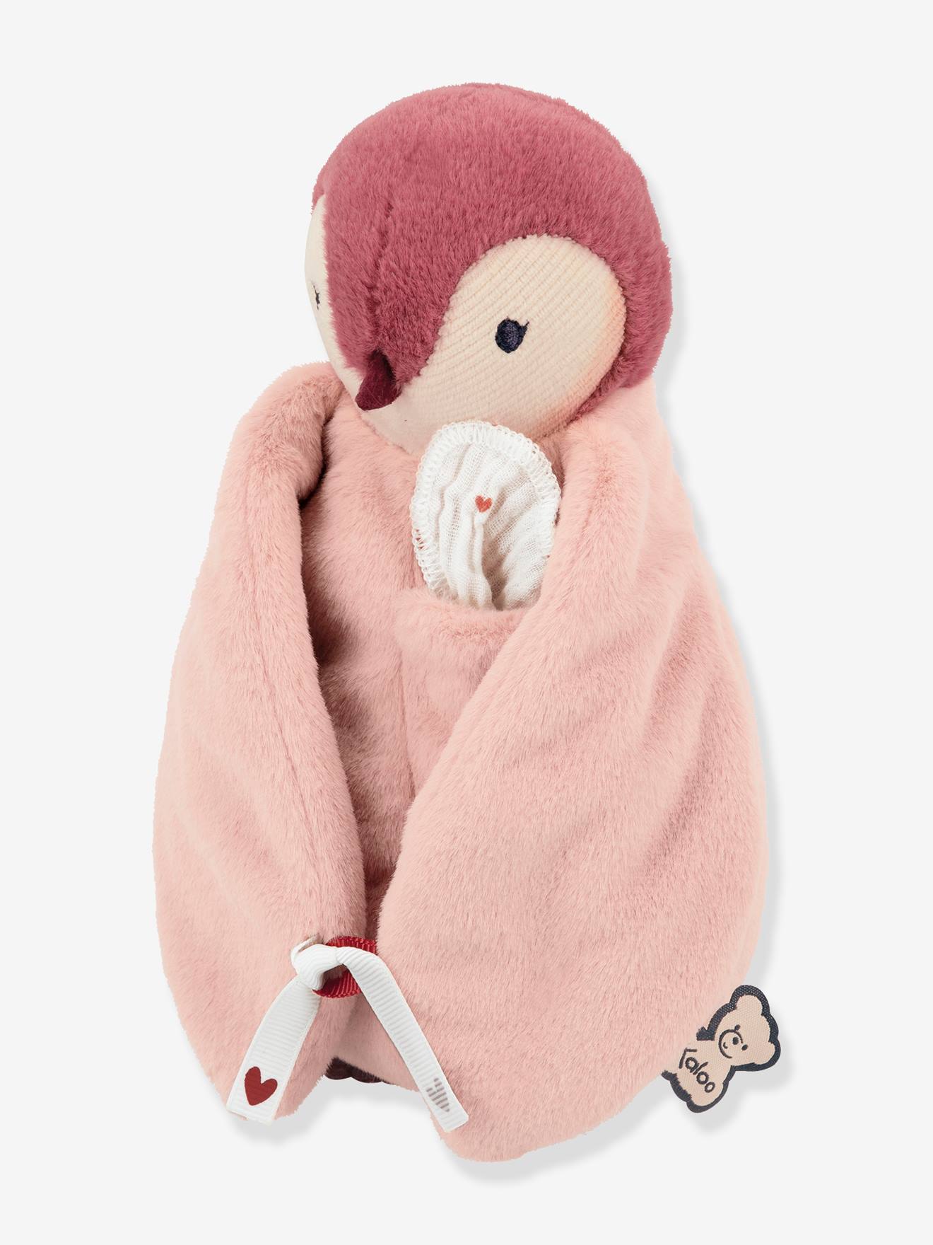 Peluche à bisous manchot complices - rose
