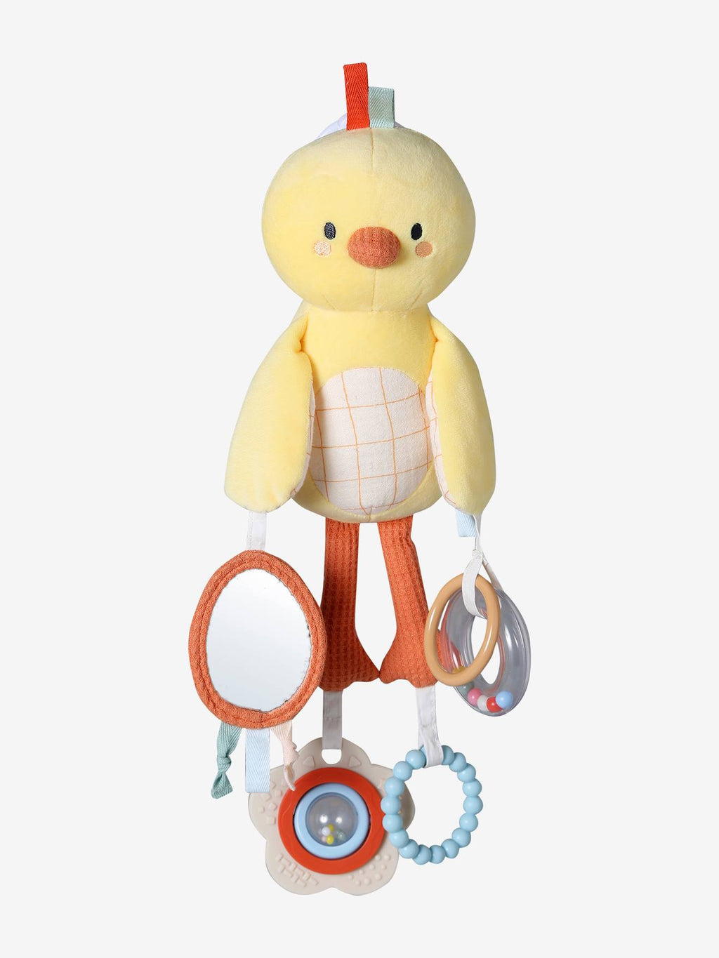 Peluche à suspendre activité jaune