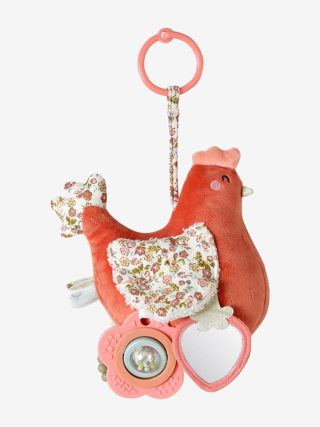 Peluche à suspendre poule cocotte