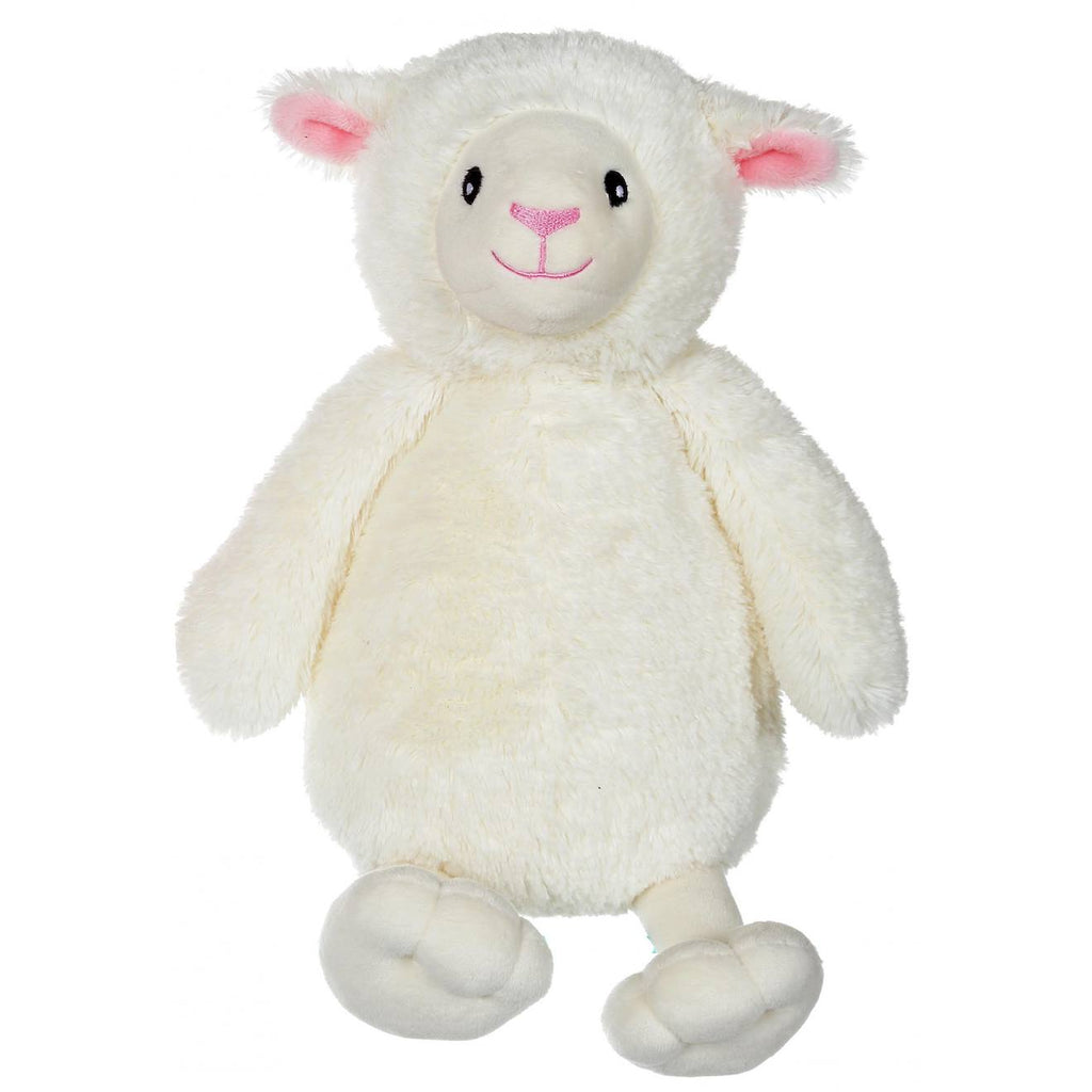 Peluche - agneau éconimals de pâques en peluche éco-conçue - 15 cm blanc