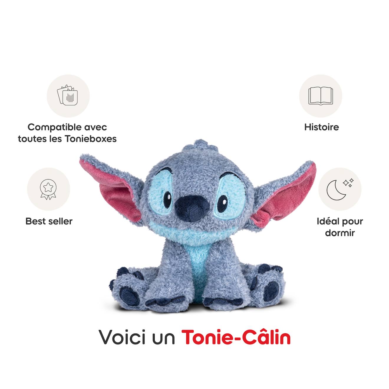 Peluche audio câlin Disney Stitch - histoires apaisantes- dès 3 ans multicolore