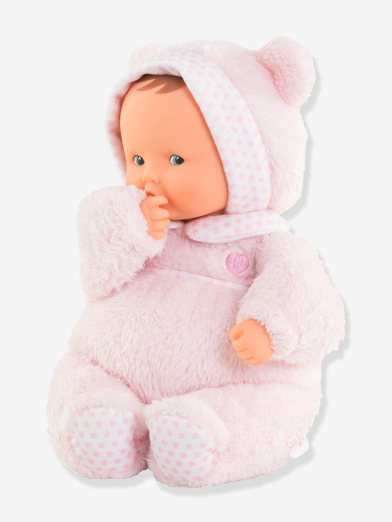 Peluche babinounours rêves étoiles rose