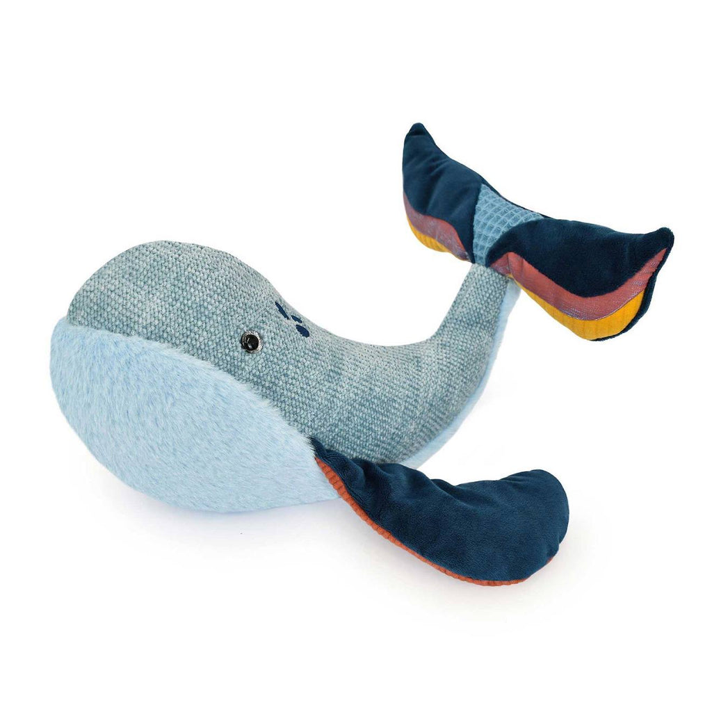 Peluche baleine bleue 30 cm bleu