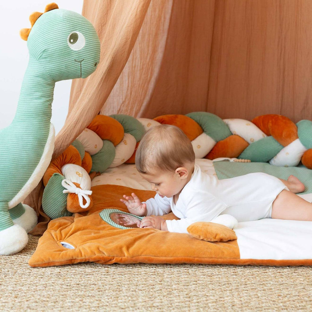 Peluche bébé vert