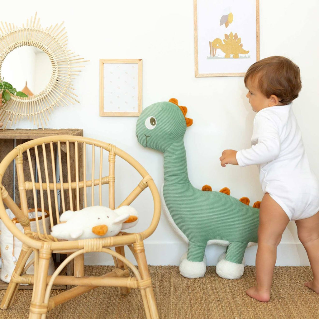 Peluche bébé vert