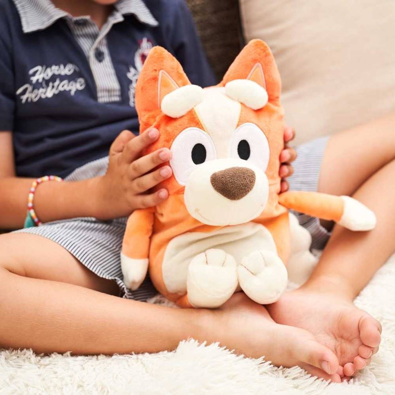 Peluche bouillotte bingo marron